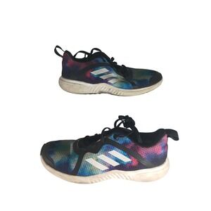 Adidas Athletic Shoes Galaxy Tie‎ Dye Print Lace Up Kids Size 5